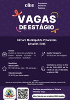 Câmara de Votorantim abre processo seletivo para estágio   