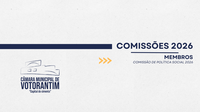 Câmara define nova composição das Comissões Permanentes 