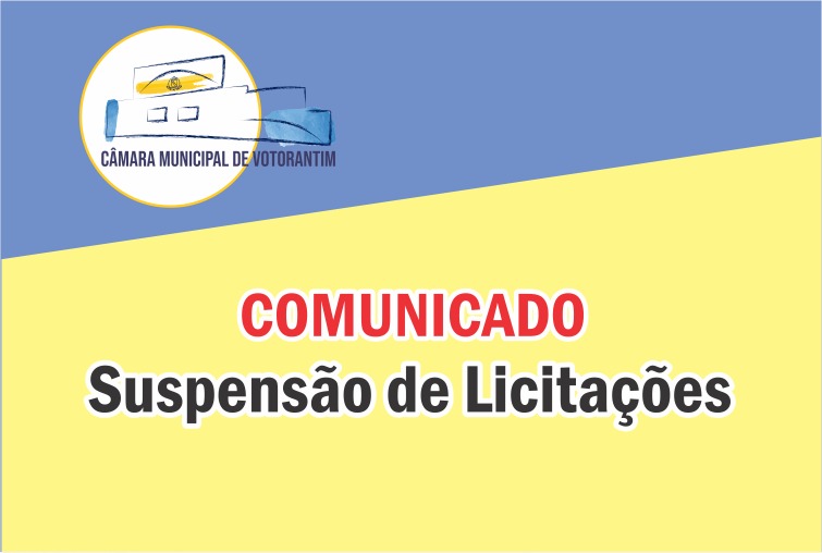 Nova Mesa Diretora suspende processos de licitação