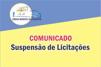 Nova Mesa Diretora suspende processos de licitação