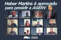 Novo presidente da AGERV será Heber Martins