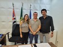 Thiago Schiming recebe o secretário municipal de Cultura e Turismo 