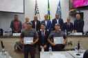 Vereador Cirineu Barbosa homenageia cabos da Polícia Militar