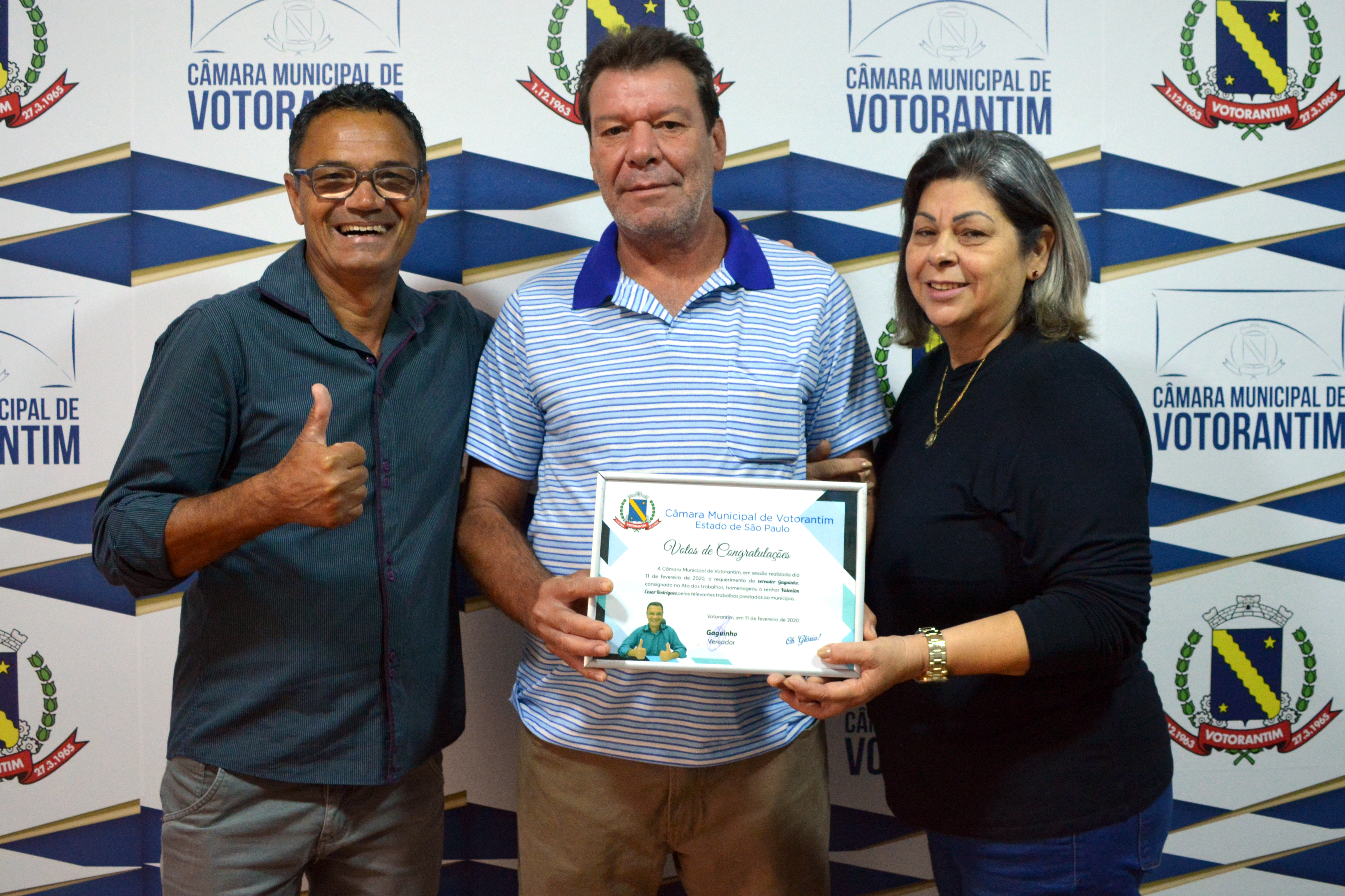 Vereador homenageia antigo morador do município