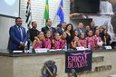 Vereador homenageia Studio de Ginástica Artística Erica Duarte em Votorantim