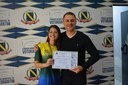 Vereador Luciano Silva homenageia atleta por título mundial no Taekwondo 