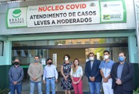 Vereadores participaram da inauguração do Núcleo Covid e reabertura da UBS Vila Garcia 