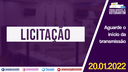 20/01/22 - Licitação: Pregão 01/22 - Aquisição de gêneros alimentícios com fornecimento parcelado