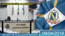 10ª Sessão Ordinária da 3ª Sessão Legislativa da 13ª Legislatura - 09 de abril/2019 - Parte 1