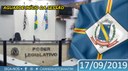 31ª Sessão Ordinária da 3ª Sessão Legislativa da 13ª Legislatura - 17 de setembro/2019