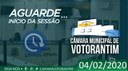 1ª Sessão Ordinária da 4ª Sessão Legislativa da 13ª Legislatura - 04 de fevereiro de 2020